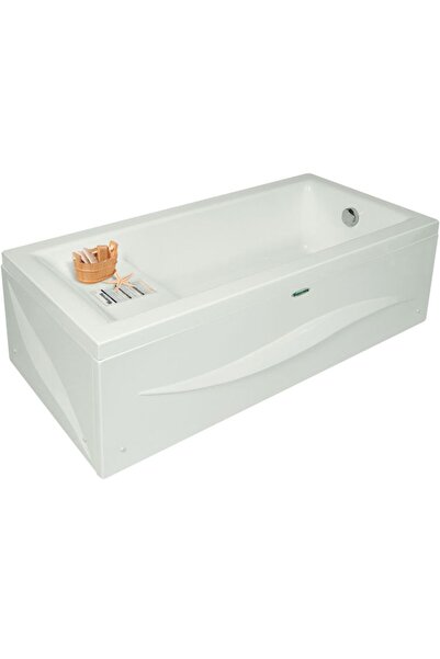 Waterway Lincoln Oturmalı Mini Dikdörtgen Küvet 150x70 H:43 Gövde+metal Ayak+...