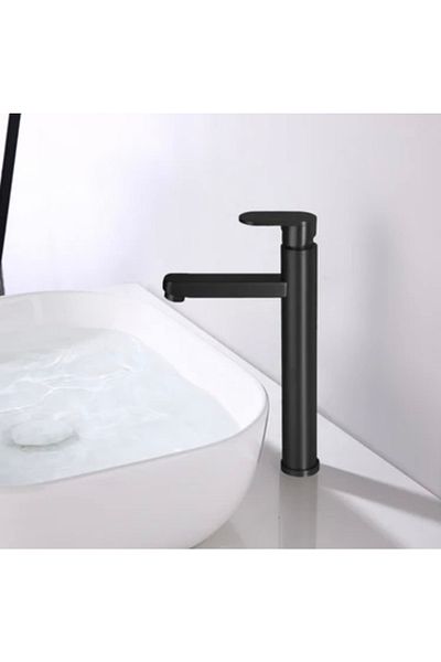 İSAOĞLU YAPI Black Bowl Sink Faucet Black Bowl Sink Faucet Black Sink Mixer