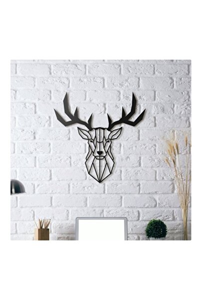 TuransoyCraft Boynuzlu Geyik Duvar Dekoru 20 Cm