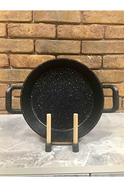 ZEN HOME Avangarde Acar Dıamente Siyah Pırlanta Döküm Sahan Tava 24cm