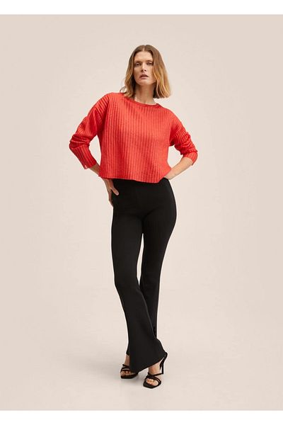 MANGO Woman Elastic Knitwear Sweater