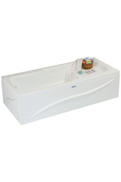 Waterway Richmond Oturmalı Mini Dikdörtgen Küvet 160x70 H:43 Gövde+metal Ayak...