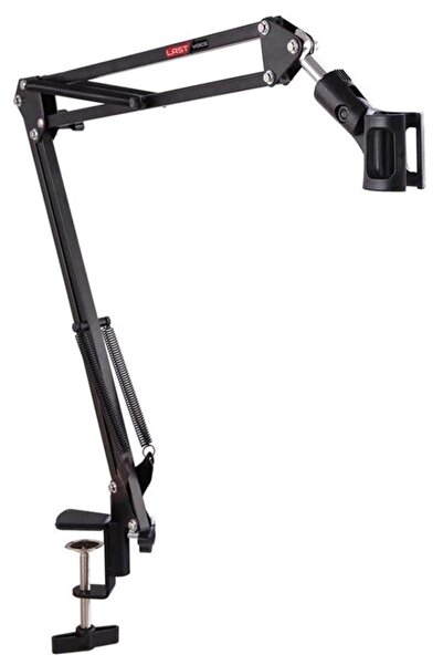 Lastvoice Profesyonel Masa Tipi Mikrofon Standı (35x35 Cm) Telefon Tutucu