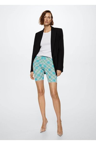 MANGO Woman Knitwear Biker Shorts