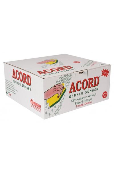 Acord 36 Τεμάχια Σφουγγάρια Πιάτων με Κυματοειδή Σχήματα Acod