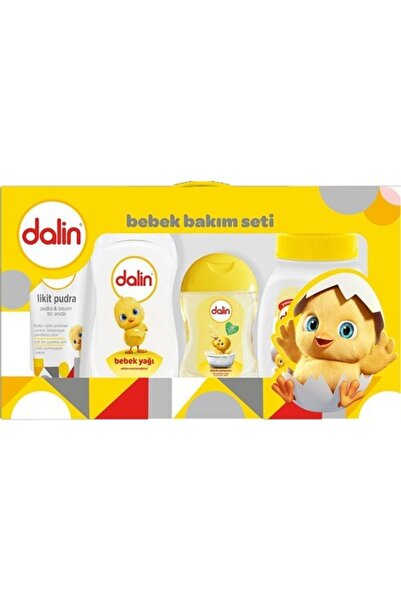 Dalin DALİN BEBEK BAKIM HEDİYE SETİ LİKİT PUDRALI
