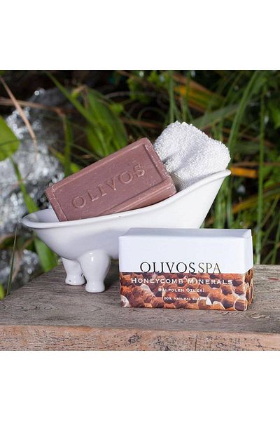 Olivos Spa Honey Pollen Extract & Olive Oil Soap 250 Gr