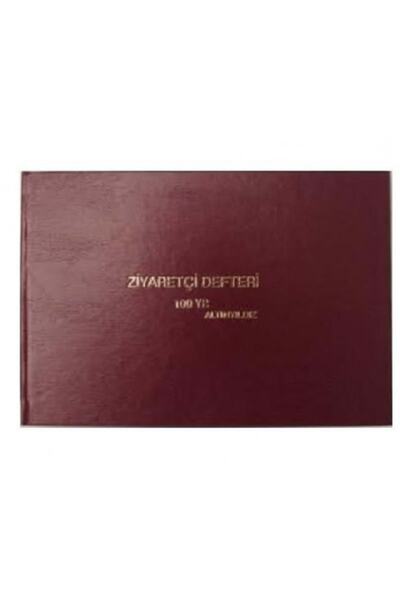 ÖZKAN Ziyaretçi Kayıt Defteri 96 Yaprak Ciltli 32 X 23 Cm