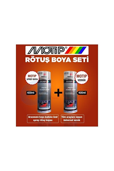 Motip Aracınızın Boya Koduna Özel Rötuş Sprey Boya Seti