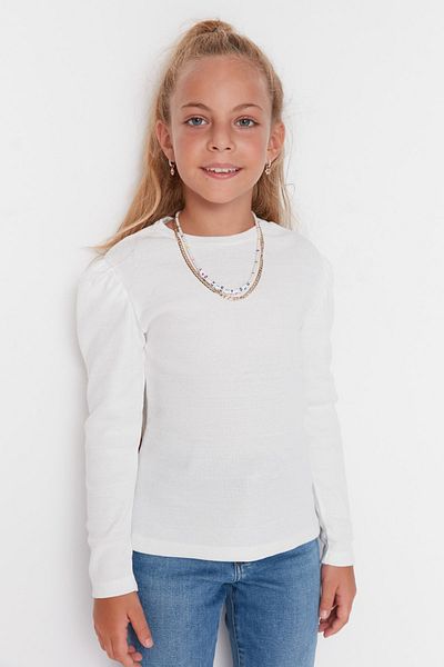 TRENDYOLKIDS Bluse - Ecru - Regular Fit