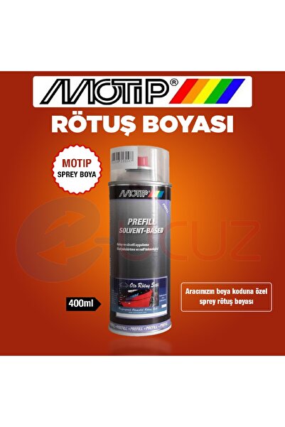 Motip Toyota 040 Süper Beyaz Sprey Rötüş Boyası 400 Ml