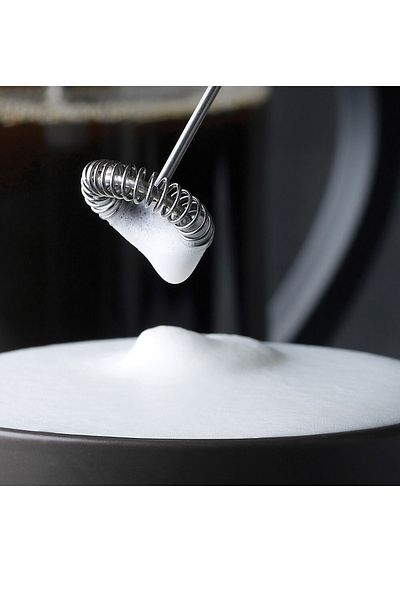 aerolatte Original Non-Steam Coffee / Milk Frother with Stand Ivory
