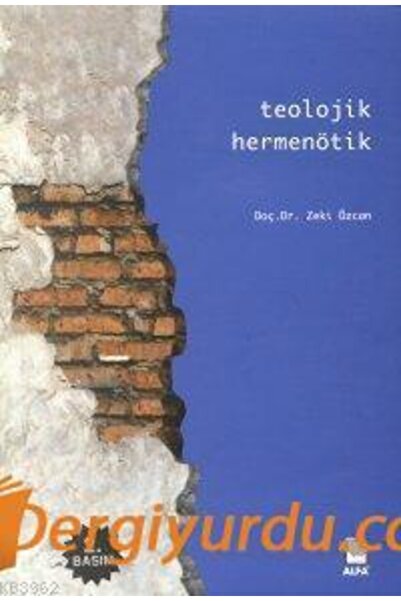 Alfa Yayınları Teolojik Hermenötik