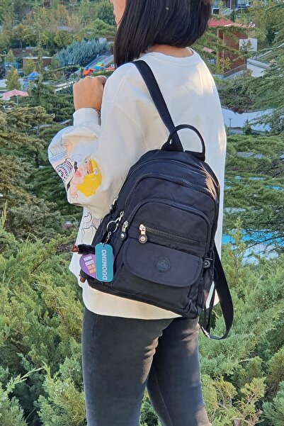 NEMO BAGS Unisex Siyah Sırt Çantası Günlük Kullanım Spor Çantası Su Geçirmez ...