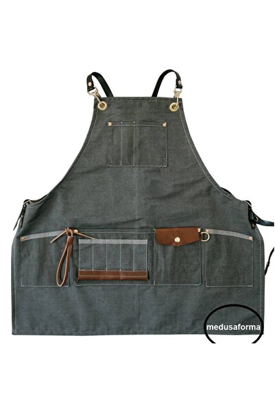 medusaforma Askılı Mutfak Önlüğü Master Chef Cafe Restaurant Şef Garson Aşçı ...