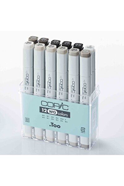 Copic Marker Pen Warm Gray Tones Set of 12