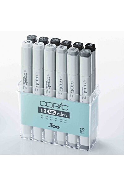 Copic Marker Pen Neutral Gray Tones Set of 12