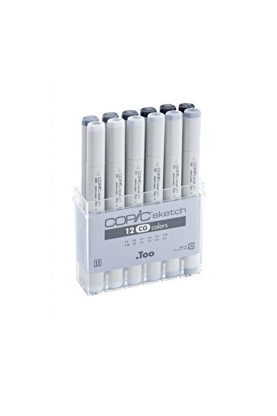 Copic Sketch Marker 12li Set Cool Grey Tones
