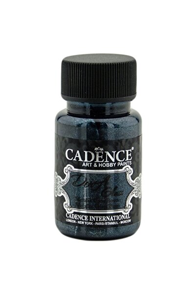 Cadence Dora Glass Metalik Cam Ve Porselen Boyası 50ml 3142 Koyu Turkuaz