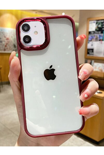 Fashion Luxury Case with Iphone 11 Compatible Acrylic Coating Transparent Color Lens Protection Frame