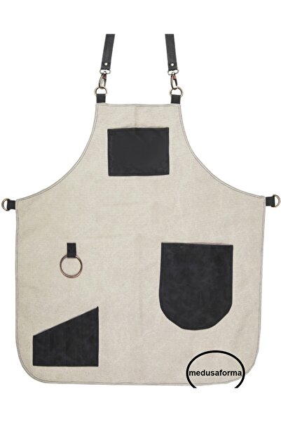 medusaforma مريلة مطبخ معلقة ماستر شيف مقهى مطعم الشيف النادل كوك تصفيف الشعر...
