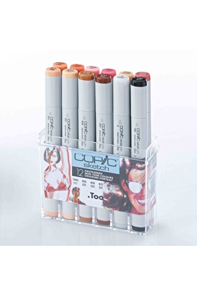 Copic مجموعة سكيتش من 12 قطعة من ظلال البشرة - ألوان البشرة
