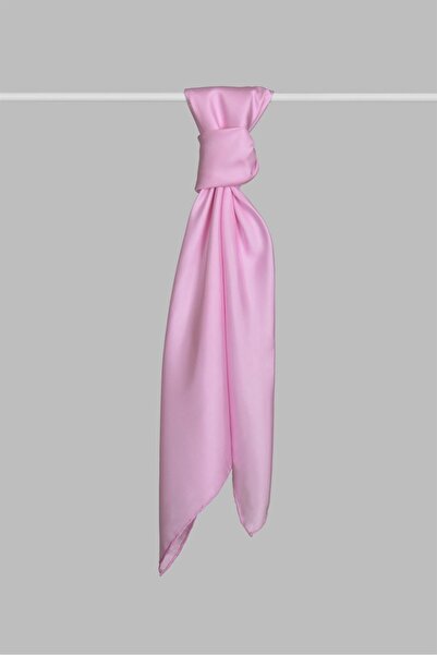 ARMANDA 100% Σατέν Μεταξωτό Φουλάρι - Ροζ Ζαχαρόπαστα