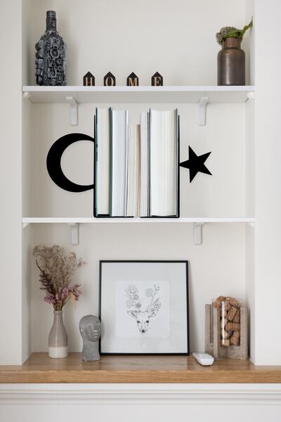 Hobi Demir Sanat Metal Book Holder with Crescent and Star Figure Book Support...