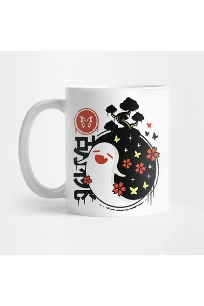 Pixxa Genshin Impact Hu Tao Ghost Mug Cup