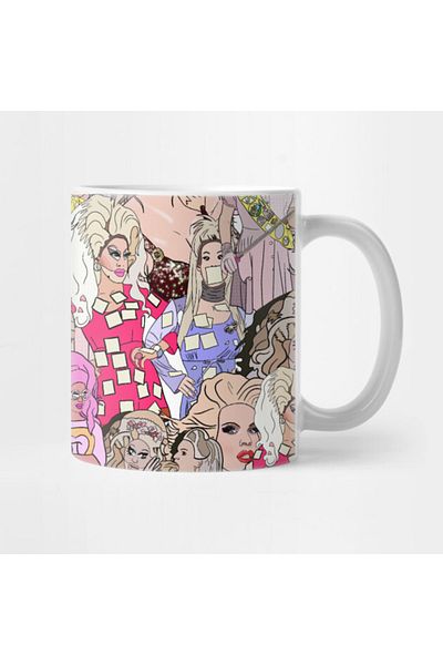 Pixxa Katya And Trixie Pattern Mug