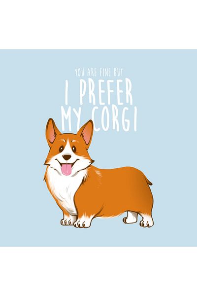 Pixxa كوب I Prefer My Corgi