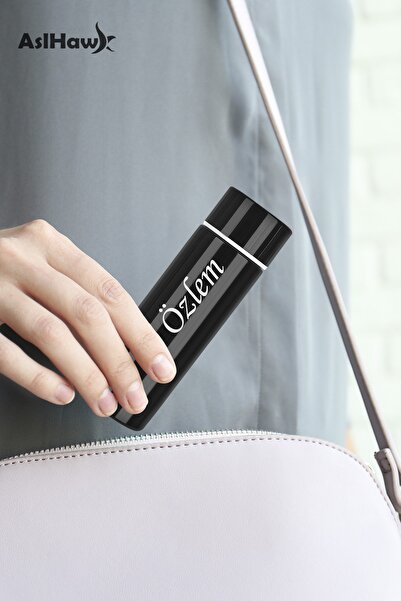 DURABLES Kişiye Özel Isimli Baskılı Termos 304 Paslanmaz Çelik Çift Katman 15...