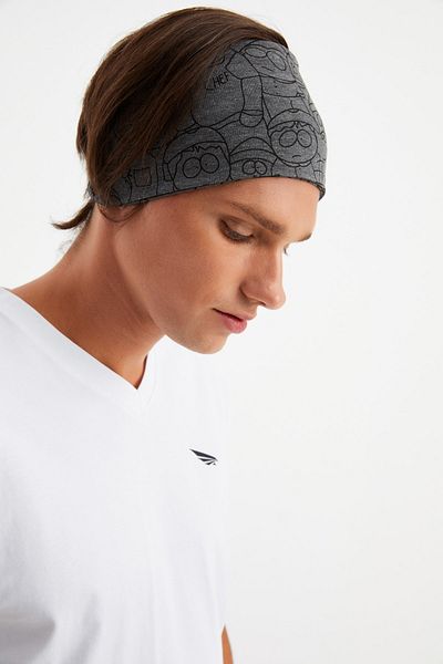 Butikgiz Men's Cotton Combed Cotton, Non-Slip, Ultra Light, Sports Wide Hair Band Bandana Buff