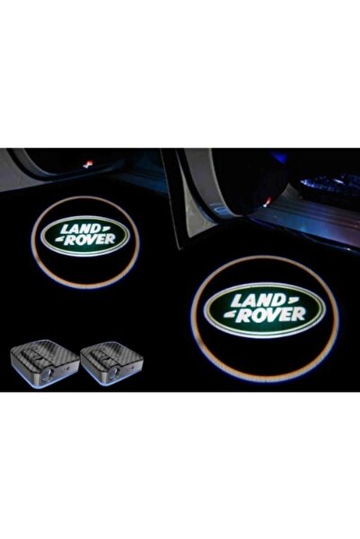 Oto Çizgi Land Rover Uyumlu Pilli Kapı Altı Led Hayalet Logo Mesafe Sensörlü ...