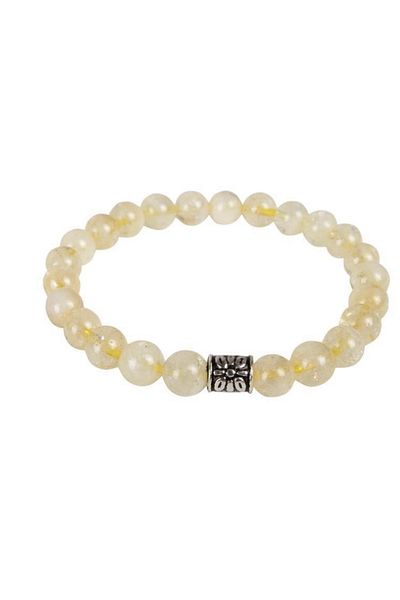 Safir Doğaltaş Citrine Natural Stone Money Blessings Bracelet