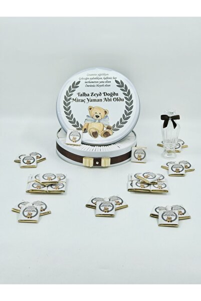 TuNa Chocolate Isme Özel Erkek Bebek Çikolatası