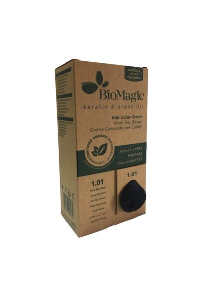 BIOMAGIC Saç Boyası Derin Mavi Siyah No: 1.01