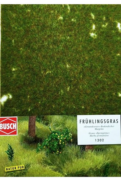 Busch 1:87 Ho Model Diorama Spring Grass Weed Floor (29 X 21 Cm)