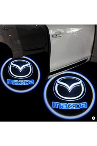 Oto Çizgi Mazda Pilli Sensörlü Kapı Altı Logo Yapıştırmalı 2 Adet