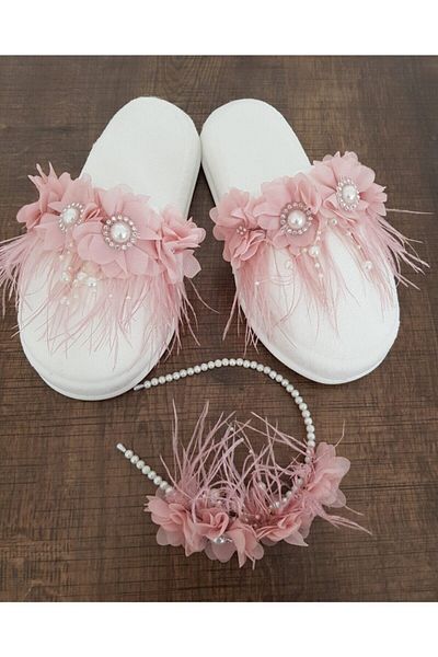 Effort Pijama شبشب حمل من اللؤلؤ الزهري تاج - طقم حمل - طقم حمل - طقم حمل