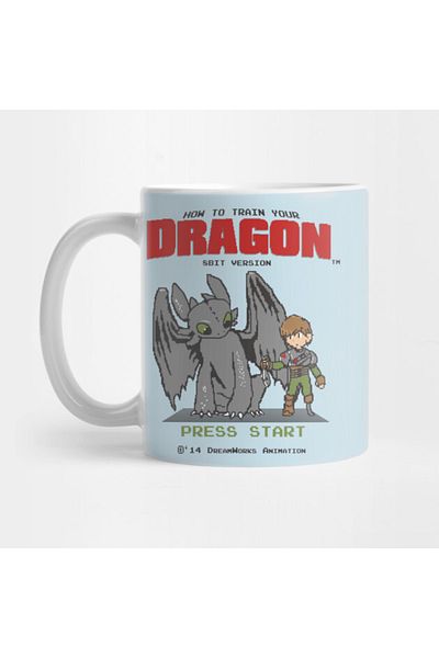 Pixxa How To Train Your Dragon Pixel Mug