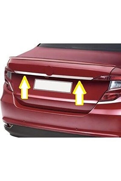 Genel Markalar Fiat Egea Sedan Krom Bagaj Çıtası 1 Parça Paslanmaz Çelik 2015...