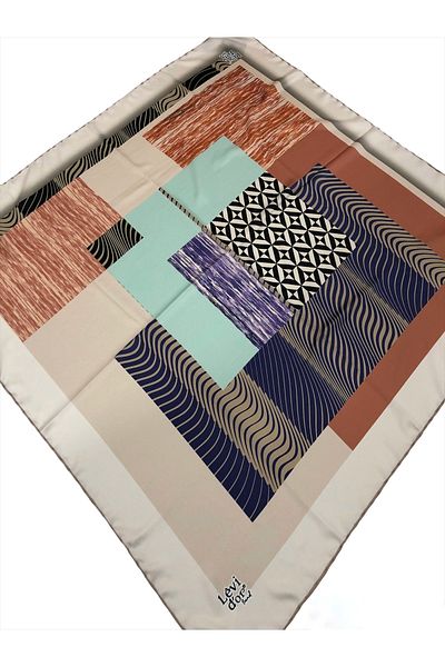 Levidor Γυναικείο κασκόλ Twill Polyester I13808