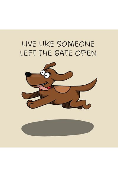 Pixxa Live Like Someone Left The Gate Open Mug
