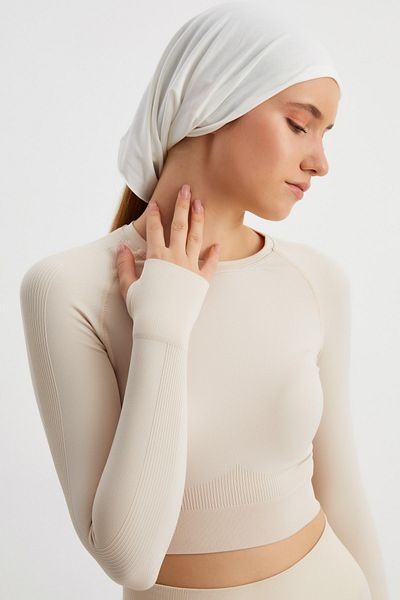 Butikgiz Women's 4-Function Protective, Cotton, Flexible, Anti-Sweat, Bandana, Neck Collar, Buff, Mask
