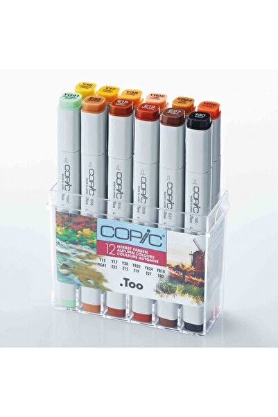 Copic Marker Pen Autumn Colors Set of 12