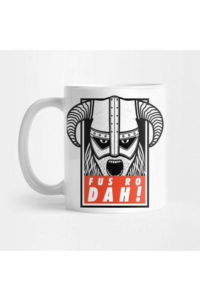 Pixxa كوب Fus Ro Dah - The Elder Scrolls Skyrim