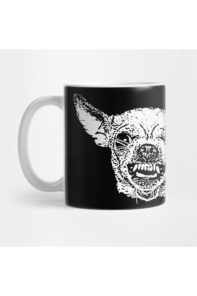Pixxa Angry Chihuahua Dog Mug Cup
