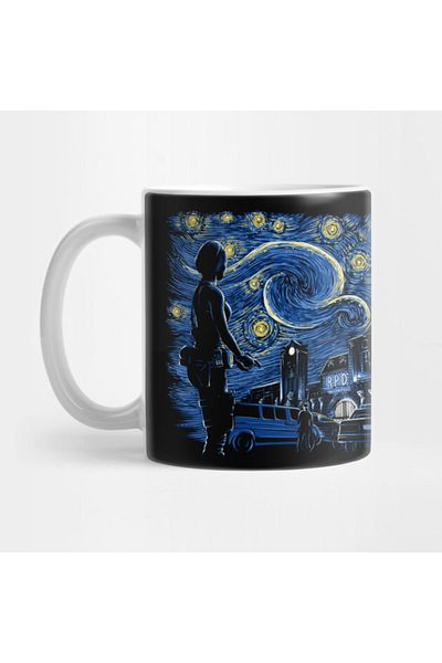 Pixxa كوب Starry Night Resident Evil