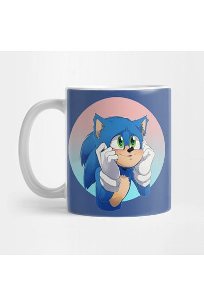 Pixxa Happy Sonic Mug